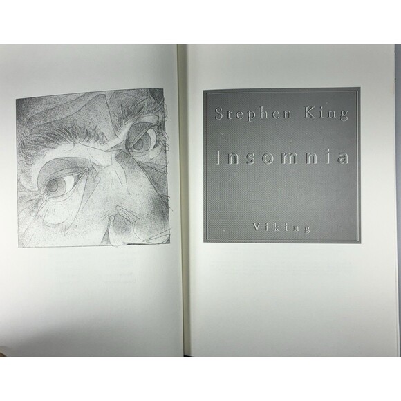 Insomnia by Stephen King Vintage 1994 Viking First Edition Hardback Book - Picture 5 of 9